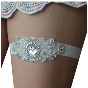 Crystal Rhinestone Bridal Garter